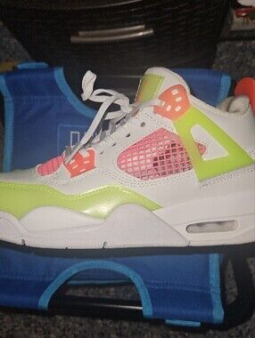 Jordan Neon Pink and Lime 7 Womens EUC